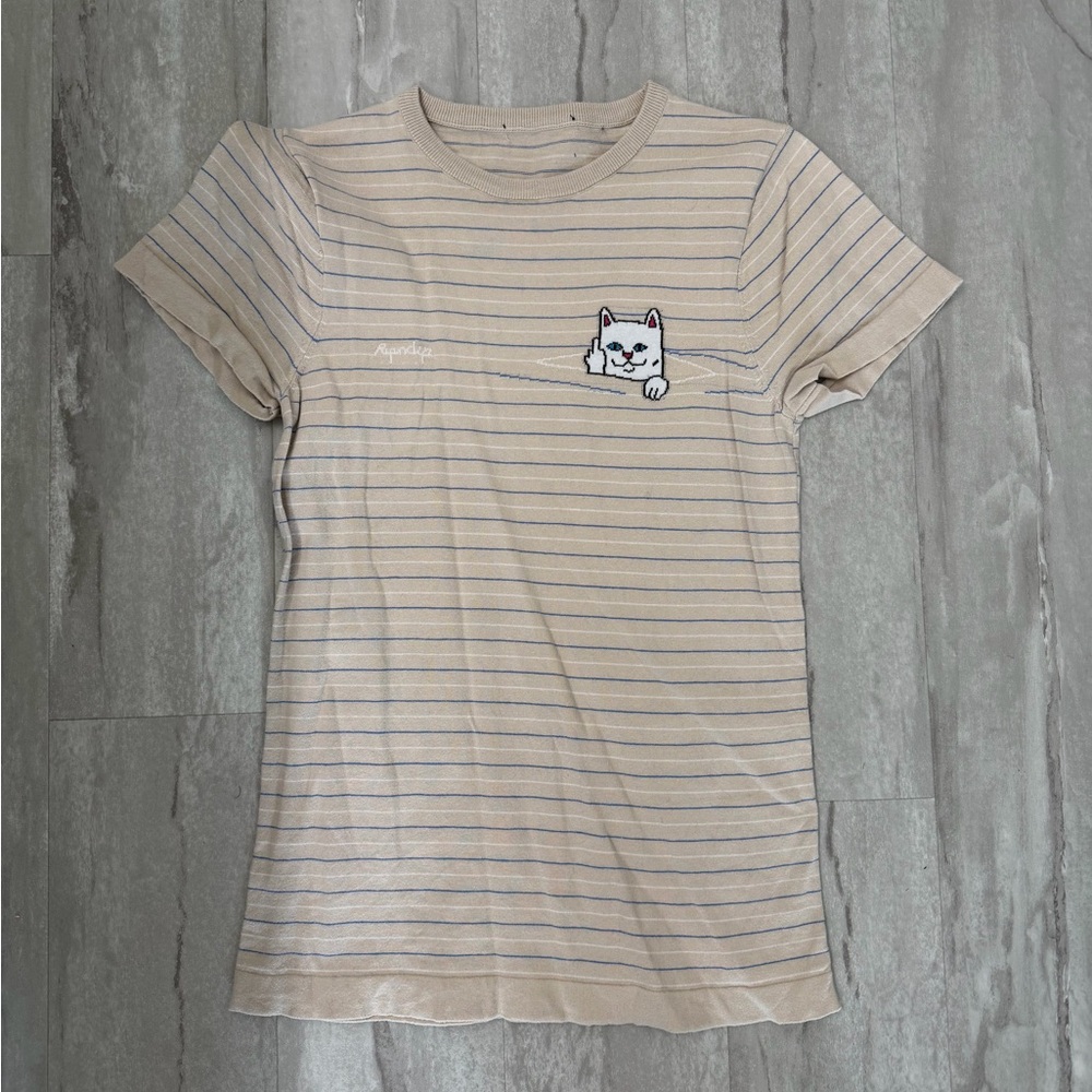 Beige RipnDip Sweater Tee